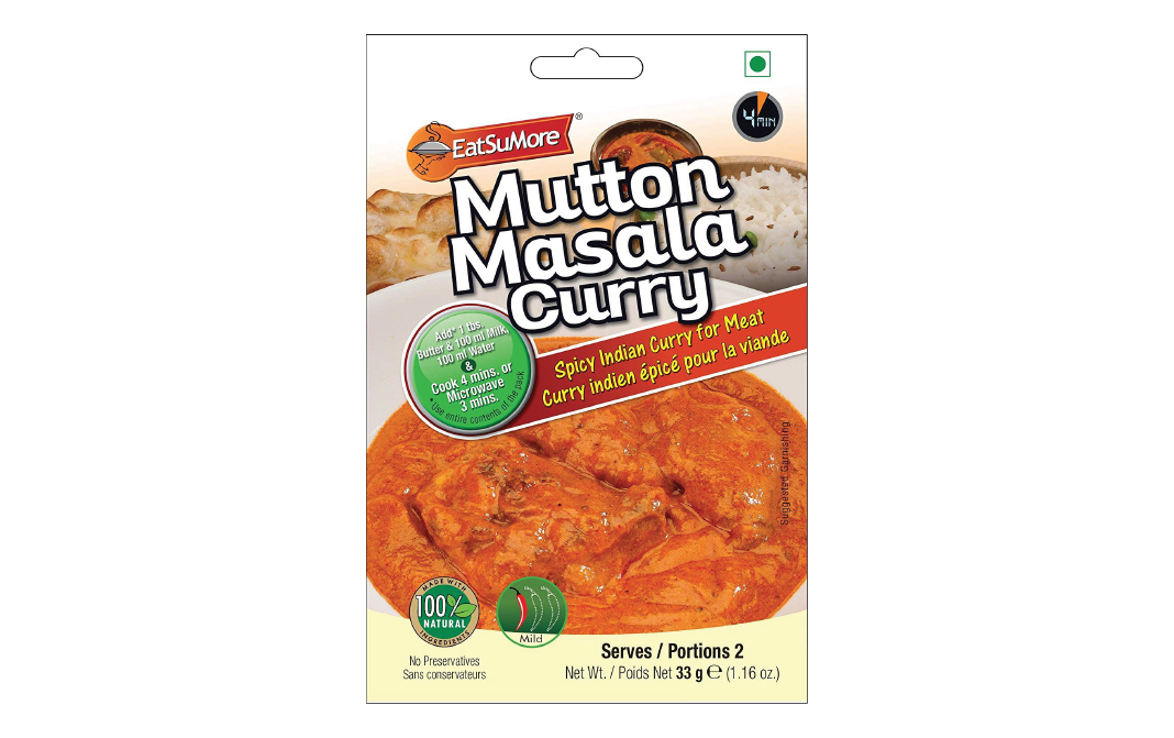 EatSuMore Mutton Masala Curry    Pack  33 grams